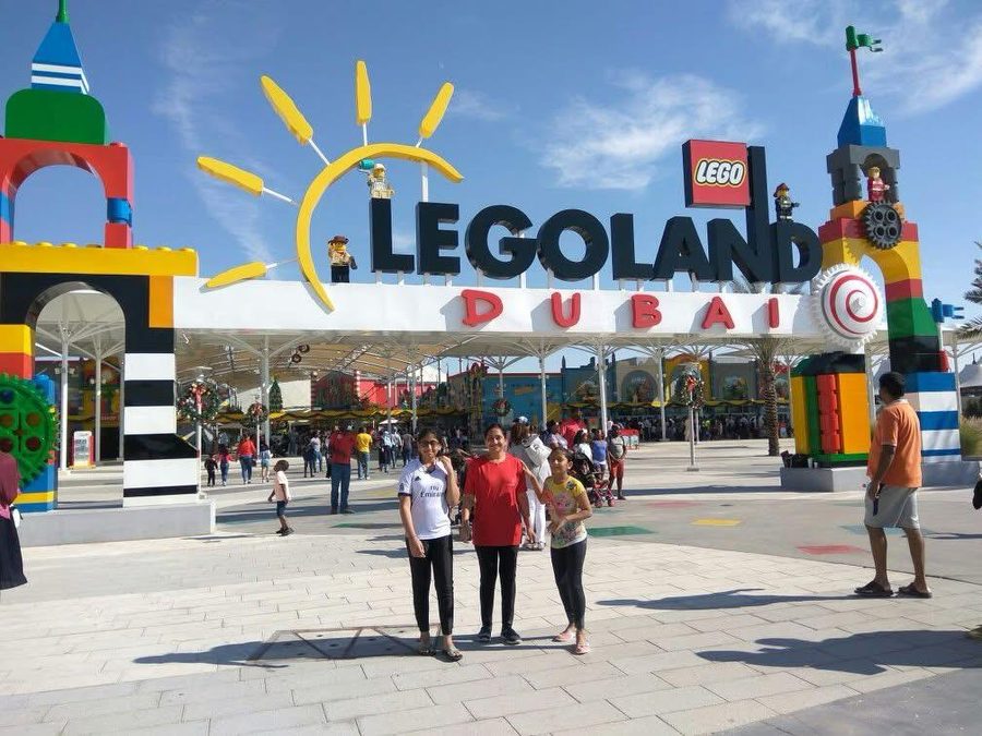 A family holiday to Legoland Dubai arranged by Vandana Travel Experts